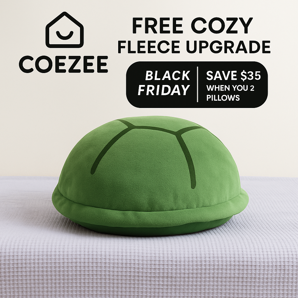 Coezee Turtle Pillow